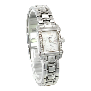 Philippe Charriol Diamond Ladies Wristwatch 6.5" Stainless Steel 22.8 mm