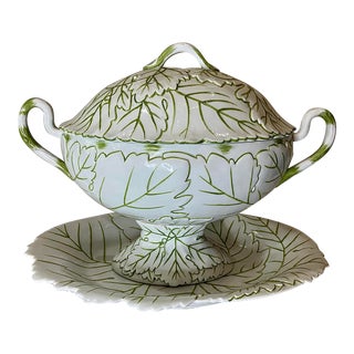 Vintage Chelsea House Tureen and Underplate- 3 Pieces For Sale