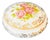 Vintage Gilt Porcelain Souvenir De Lourdes Trinket Box with Flowersfrom Limoges, 1970s For Sale