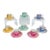 Rare Complete 1990s Pottery Barn Japanese Iridescent Demitasse Set — 16 Pieces For Sale