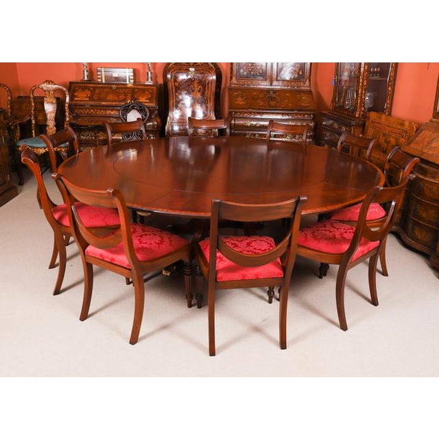 Hollywood Regency Vintage 20th Century Regency Revival Jupe Dining Table from William Tillman For Sale - Image 3 of 16