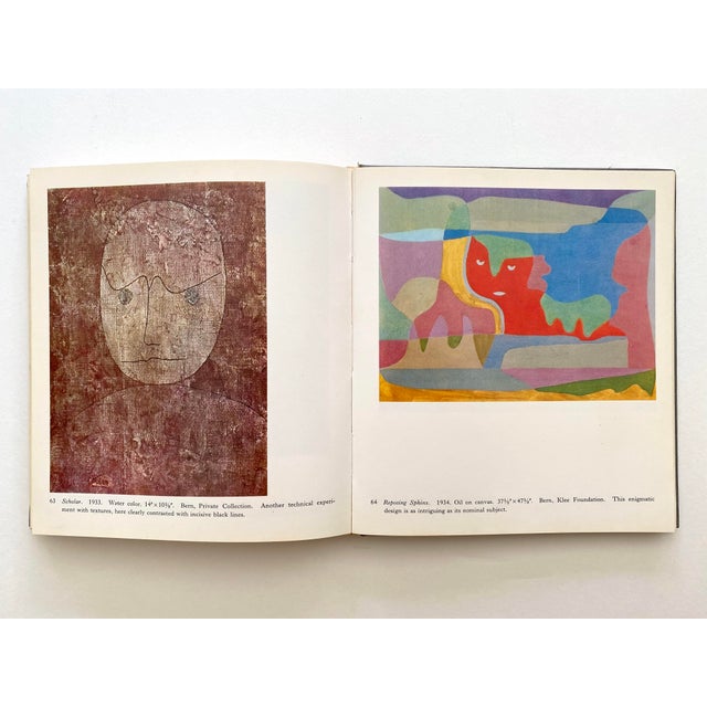 Paul Klee Vintage 1966 First Edition Lithograph Print Hardcover Mid Century Modernist Art Book For Sale - Image 9 of 12
