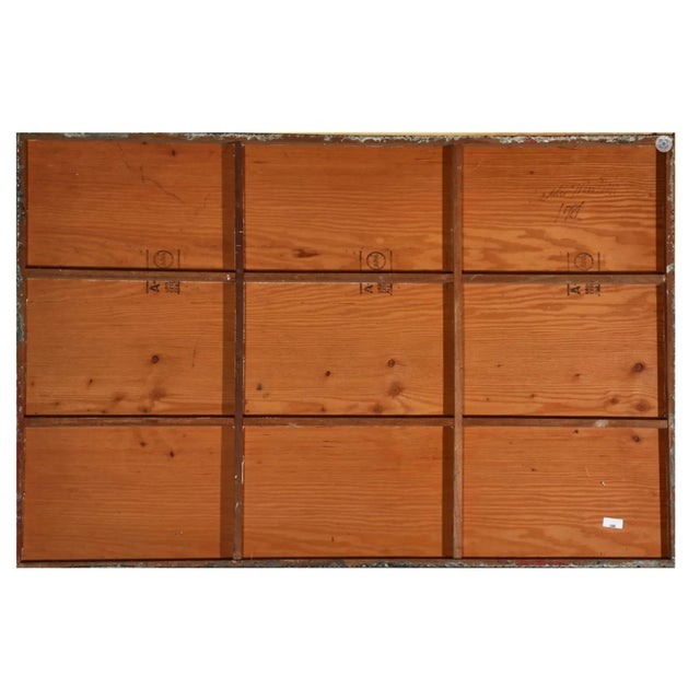 Wood Laddie John Dill, B. 1943, Abstract Mixed Media Painting, Dtd, 1981 For Sale - Image 7 of 9