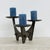 1970s Modernist Sculptural Brutalist Bronze Metal Candleholder, France, 1960s For Sale - Image 5 of 18