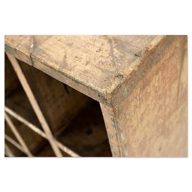 Workshop Furniture in Wood with 28 Compartments For Sale - Image 4 of 5