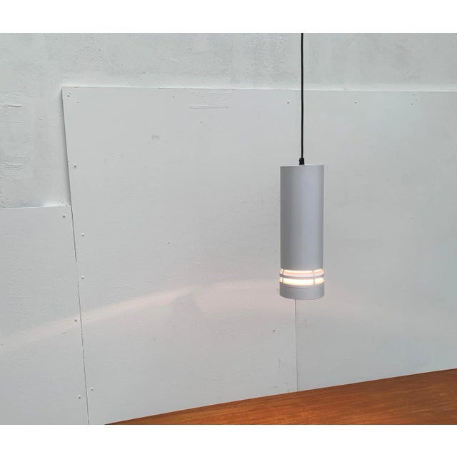 Vintage Danish Pipeline Pendant Lamp by Ole Pless Jørgensen for Nordisk Solar For Sale - Image 12 of 18