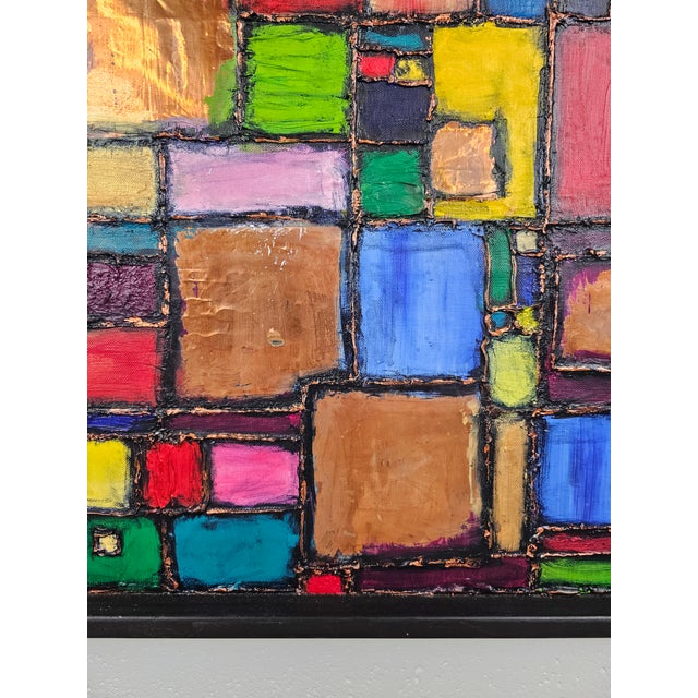 2010s Abstract Mixed Media Painting by Dawn Kelly For Sale - Image 5 of 6