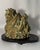 Japanese 1930s Imperial Japanese Lacquer Base With Verdigris Dragon Sculpture Set For Sale - Image 3 of 11