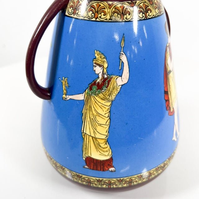 1903 Greek Revival Vase Frank Beardmore & Co Athenian Art Ware Fenton