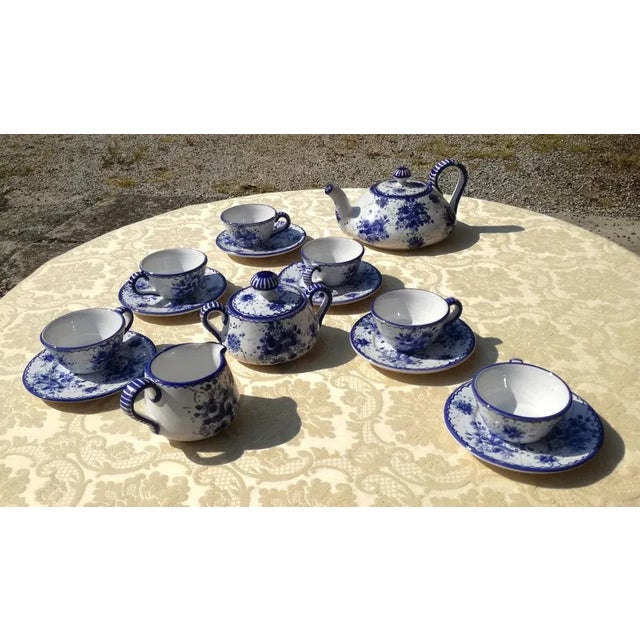 Castelli Artistic Ceramic Service, Set of 17 For Sale - Image 3 of 9