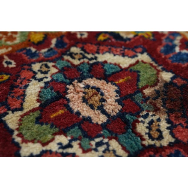 Vintage Sarouk (One of Pair) Rug 4'5'' X 7'2'' For Sale - Image 4 of 12