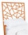 This headboard features classic Rattan design in a geometric pattern. Constructed of solid rattan and hand bound with...