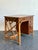Brown Vintage Chinese Chippendale Bamboo Writing Desk For Sale - Image 8 of 12