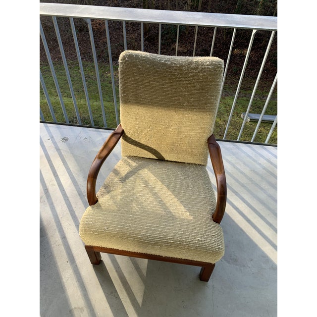 Scandinavian Art Deco Armchair in Teak, 1930 For Sale - Image 13 of 18