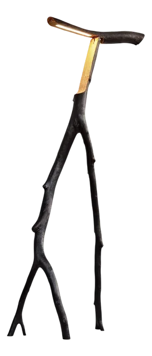 Charred Snappy Tree Friend Floor Light by Marco Iannicelli
