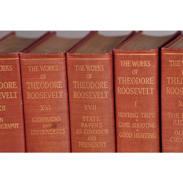The Works Of Theodore Roosevelt Memorial Edition Books Set Of 24 Chairish