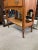 Wood Antique Tiger Oak Flip Down Cabinet For Sale - Image 7 of 11