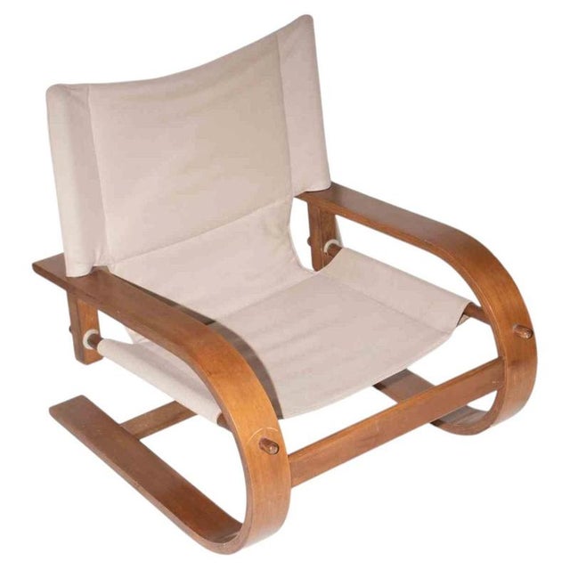 Vintage Wooden Scacciapensieri Armchair, 1976 For Sale - Image 10 of 10