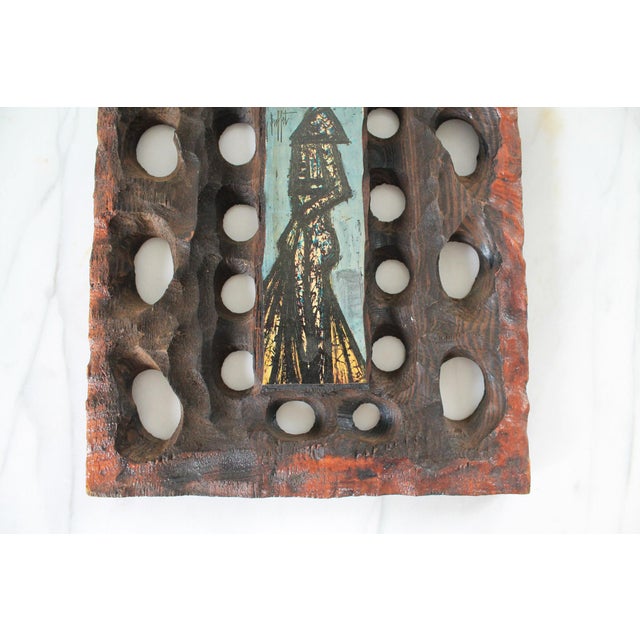 Wood Vintage Print on Wood of a Matador by French Artist Bernard Buffet For Sale - Image 7 of 9