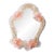 Pink Floral Murano Mirror For Sale