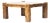Mid-Century Brutalist Rustic Coffee Table in Oak For Sale