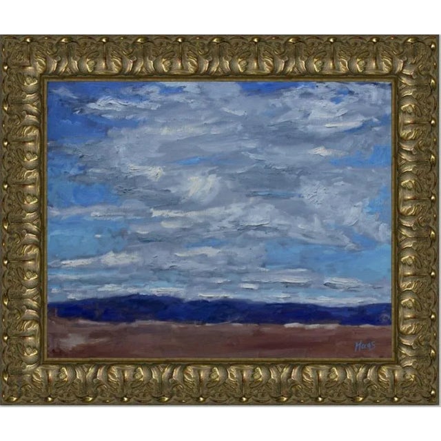 "Nevada Cloudscape" Contemporary Impressionist Style Landscape Oil Painting For Sale In Reno/Lake Tahoe - Image 6 of 11
