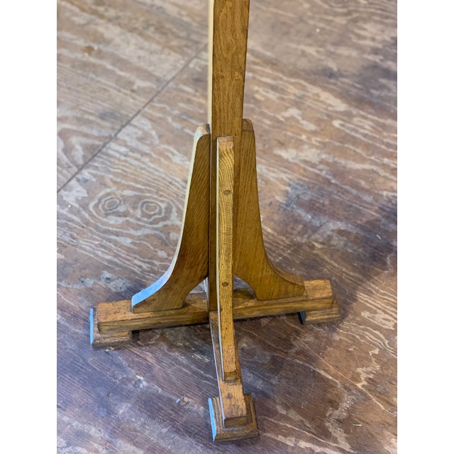 Antique Mission Craftsman Style Oak Arts Crafts Hall Tree Coat Hat Rack Chairish