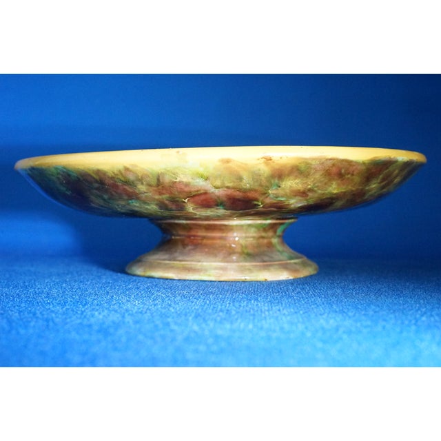 Antique Ceramic Plate and Stand from George Jones Factory, 1800s, Set of 2 For Sale - Image 13 of 18