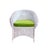 Mid 20th Century Henry Link Wicker Dining Set With Glass Top – 5 Pieces For Sale - Image 5 of 9