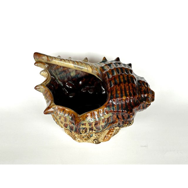 Art Pottery Seashell Planter For Sale - Image 12 of 12