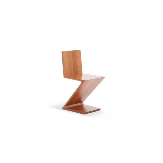 Gerrit Thomas Rietveld Zig Zag Chair For Cassina Designed by Gerrit Thomas Rietveld in 1934 and quickly deemed a design...