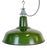French Industrial Green Enamel Factory Pendant Lamp, 1960s For Sale