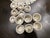 1990s Pfaltzgraff Tea Rose Wall Spice Rack With 12 Canisters with Shelf New Rare Complete Set For Sale - Image 18 of 18