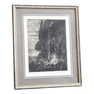 Ernst Fuchs, Forest Idyll in Front of the Sky Wall, 1974, Artist's Proof For Sale