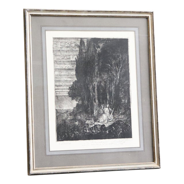 Ernst Fuchs, Forest Idyll in Front of the Sky Wall, 1974, Artist's Proof For Sale