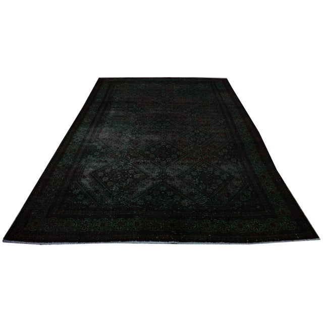 21st Century Modern Overdyed Wool Rug 7 X 10 For Sale - Image 12 of 13
