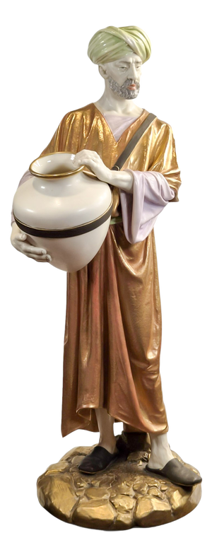 Cairo Water Carrier Figure by James Hadley for Royal Worcester, 1886