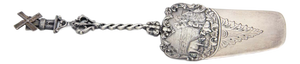 Silver Spatula with Bucolic Scene Reliefs
