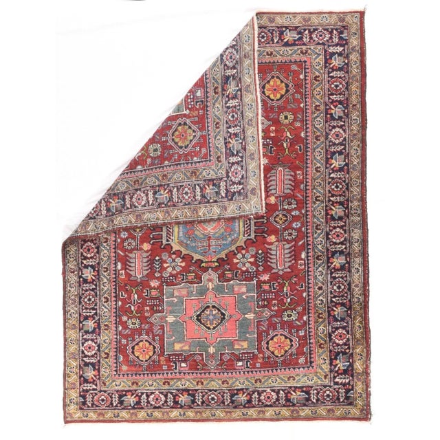 Karaja village is located in the NW Persian Heriz weaving district, so technically this is a "Heriz", but really it is a...