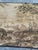 Timeless elegance of this exquisite vintage French tapestry featuring a hunting with hounds scene. A noble pastime and a...