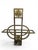 Art Nouveau Gilt Brass Wall-Mounted Magazine Rack, 1910 For Sale - Image 12 of 13