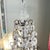 Transparent 1920s Beautiful 5-arm French Girandole crystal candelabra with purple accents // table chandelier // brass and crystal candle holder // amethyst For Sale - Image 8 of 12
