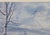 Late 20th Century Late 20th Century Signed Limited Edition Native American Winter Landscape Panorama by Mark Silversmith, Framed & Matted For Sale - Image 5 of 17