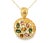 18K Rose Gold Multi-Gemstone & Diamond Estate Pendant Stunning 18K Rose Gold Multi-Gemstone & Diamond Estate Pendant...