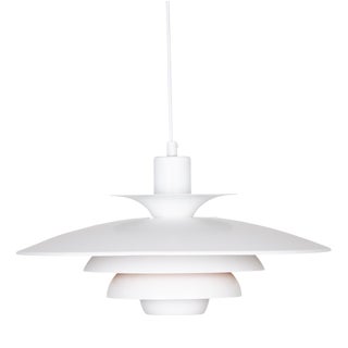 Vintage Danish Sofie Pendant Lamp by Kurt Wiborg for Jeka, 1980s For Sale