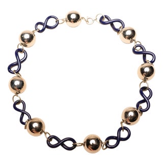 Art Deco Necklace by Jakob Bengel, Early 1930s For Sale
