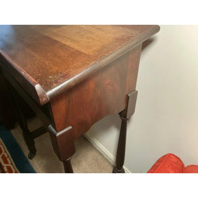 Antique Wood Dictionary Stand With Webster's New International Dictionary For Sale - Image 10 of 12