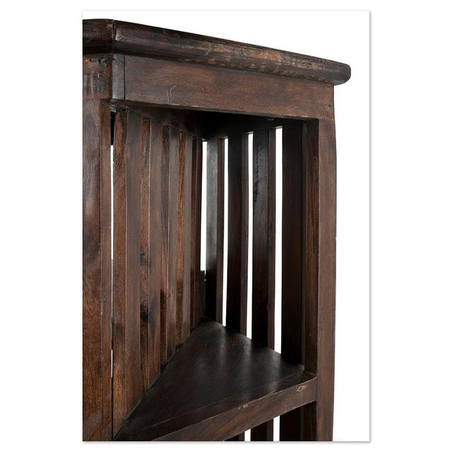 Hexagonal Wooden Storage Unit For Sale - Image 4 of 7