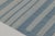 1950s Vintage Dhurrie Rug With Blue and Gray Geometric Stripes - Rug & Kilim For Sale - Image 5 of 9