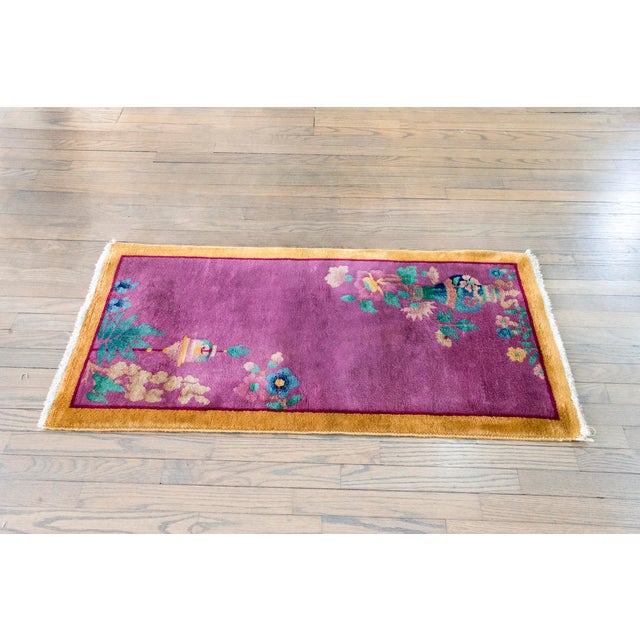 Early 20th Century Chinese Art Deco Rug For Sale - Image 12 of 12
